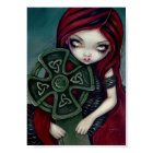 Strangely Lonely gothic fairy celtic cross Print
