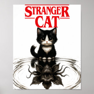 stranger cat poster