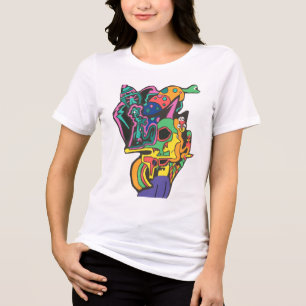 Stranger Nerf Gun Tri-Blend Shirt