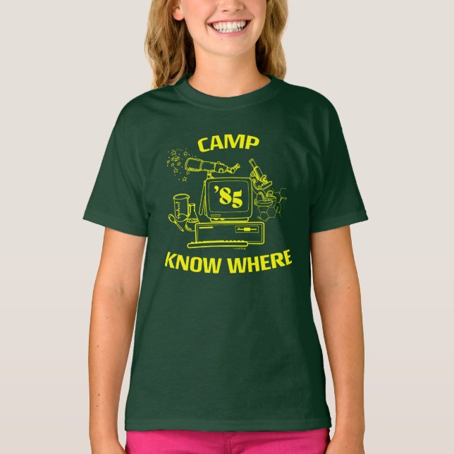 Stranger Things Camp Know Where 85 Logo T-Shirt (Front)
