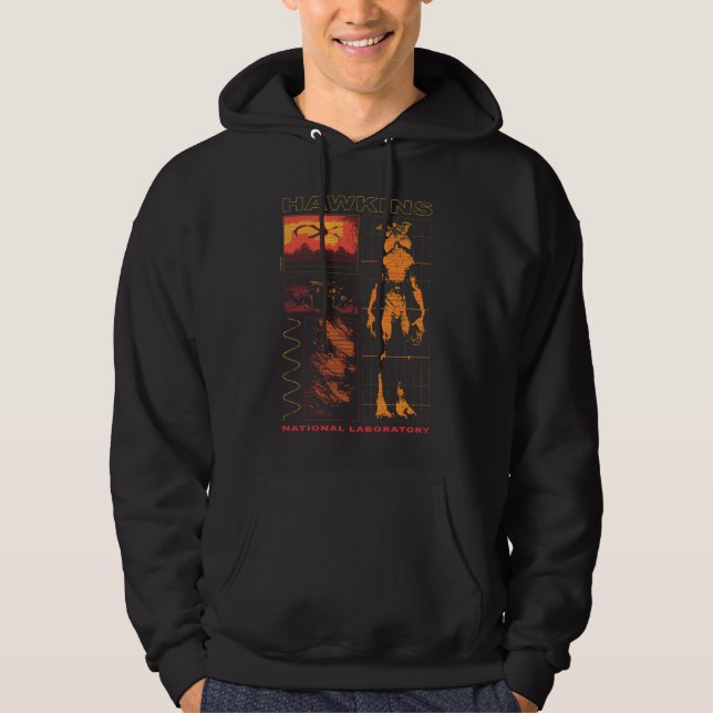 Stranger Things Demogorgon Schematic Hoodie (Front)