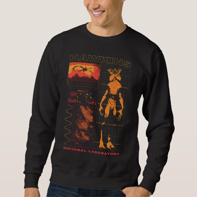 Stranger Things Demogorgon Schematic Sweatshirt (Front)