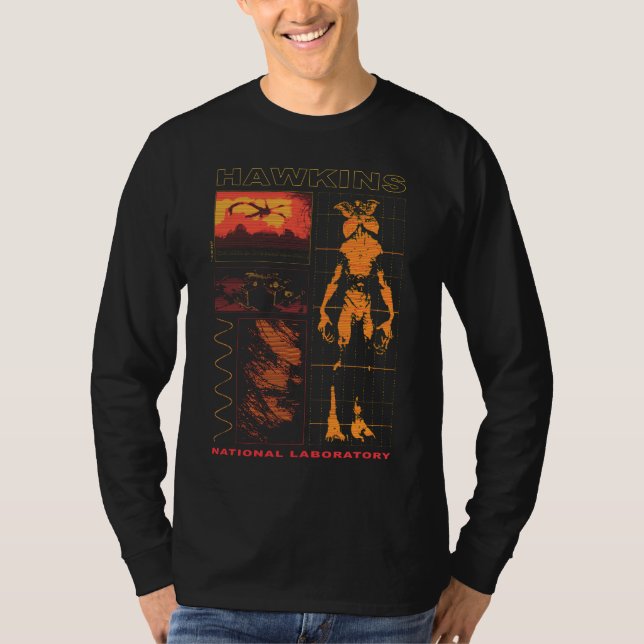 Stranger Things Demogorgon Schematic T-Shirt (Front)