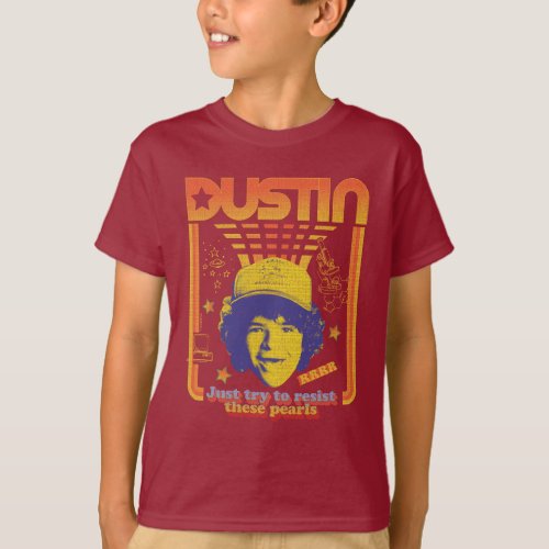 Stranger Things Dustin Floating Head T_Shirt