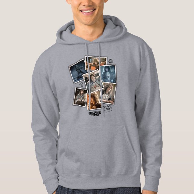 Stranger Things Eddie Munson Scrapbook Photos Hoodie (Front)