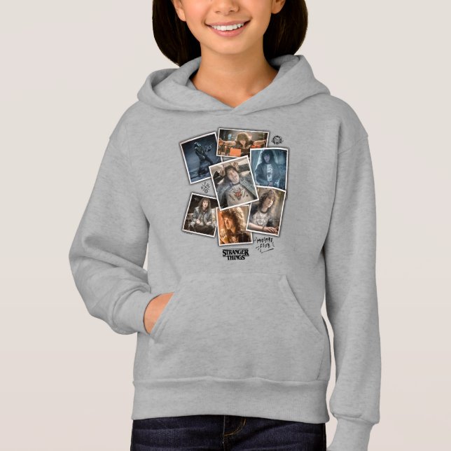 Stranger Things Eddie Munson Scrapbook Photos Hoodie (Front)
