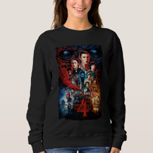 Stranger Things Full Cast Poster Sweatshirt