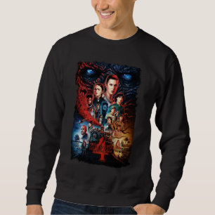 Stranger Things Full Cast Poster Sweatshirt