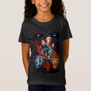 Stranger Things Full Cast Poster T-Shirt