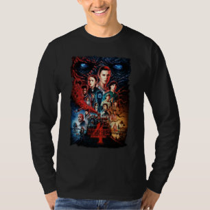 Stranger Things Full Cast Poster T-Shirt