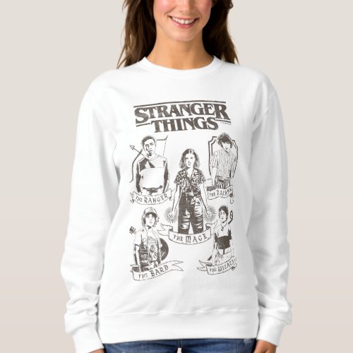 Stranger Things Group Shot Classes Sweatshirt