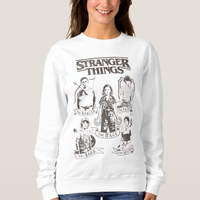 Stranger Things Group Shot Classes Sweatshirt (Front)