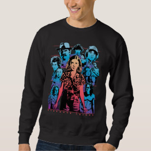 Stranger Things Group Shot Populous Gazing Sweatshirt