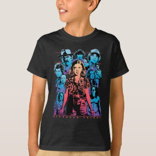 Stranger Things Group Shot Populous Gazing T-Shirt