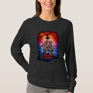 Stranger Things Group Shot Poster Fade T-Shirt
