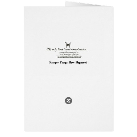 Stranger things Have Happened (Back)