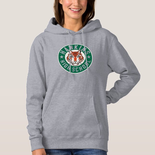 Stranger Things Hawkins High School Logo Hoodie (Front)