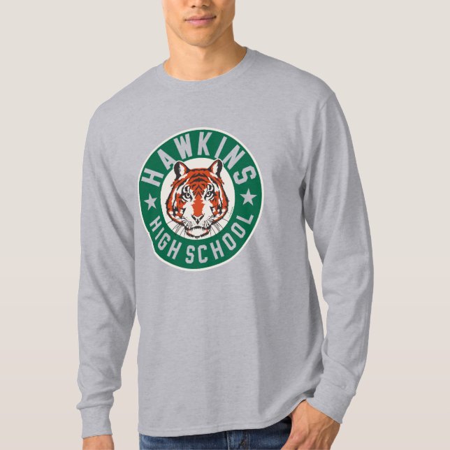 Stranger Things Hawkins High School Logo T-Shirt (Front)
