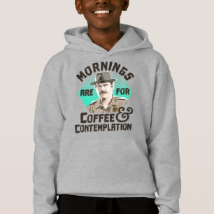 Stranger Things Hopper Mornings Are For Coffee Hoodie