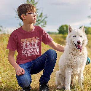 Boy's Stranger Things Hawkins High School Tiger 1983 T-shirt : Target