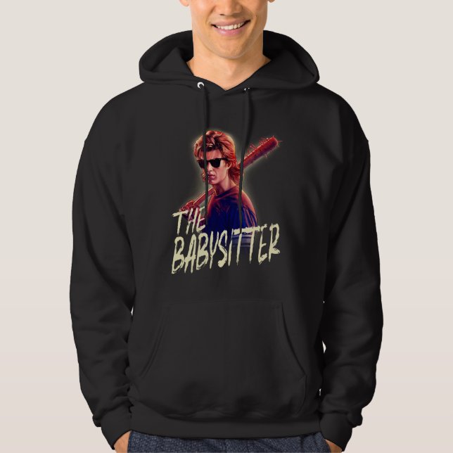Stranger Things Steve The Babysitter Portrait Hoodie (Front)