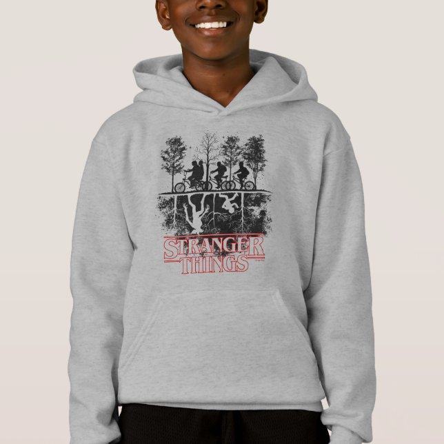 Stranger Things The Upside Down Logo Hoodie (Front)