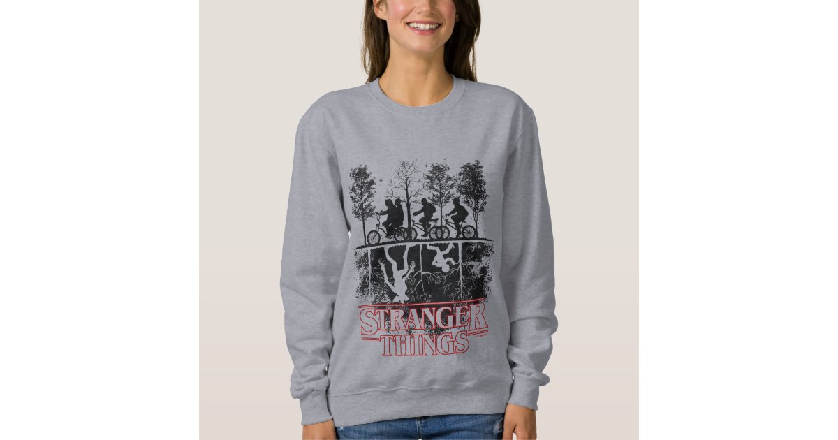 Stranger Things Upside Down Logo Lightweight Sweatshirt for Sale