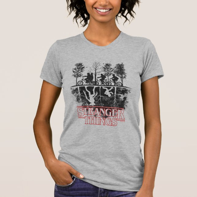 Stranger Things The Upside Down Logo T-Shirt (Front)