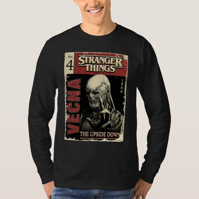 Stranger Things Vecna Comic Book Cover T-Shirt (Front)