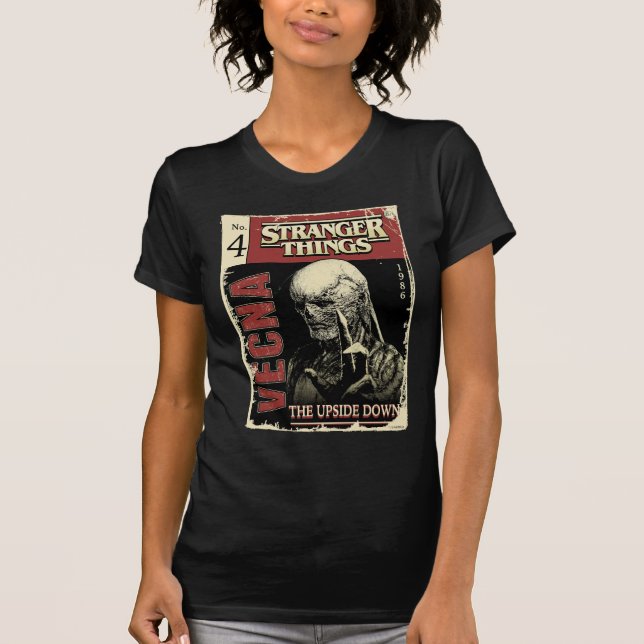 Stranger Things Vecna Comic Book Cover T-Shirt (Front)