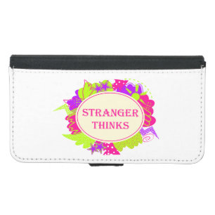 Stranger thinks quote in 80s tv show style samsung galaxy s5 wallet case