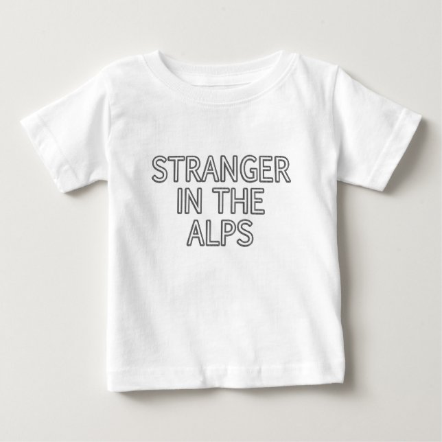 Strangers In The Alps Funny T-Shirt (Front)
