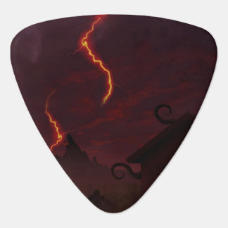 Strangers things inspired doomsday guitar pick