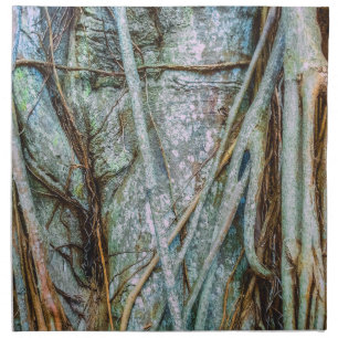 Strangler Fig Abstract Cloth Napkin