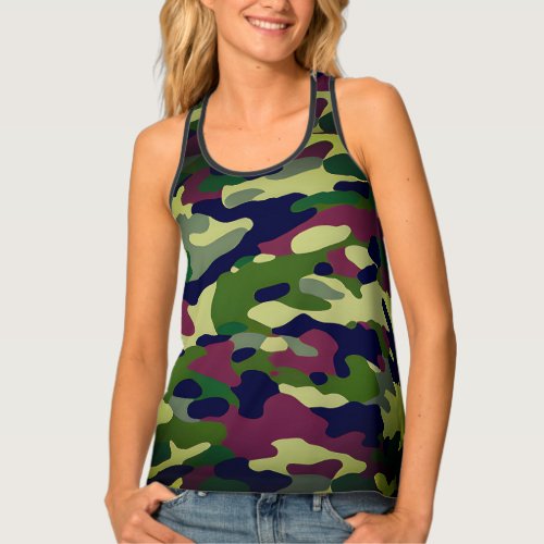 strap shirt NFINY camouflage Tank Top