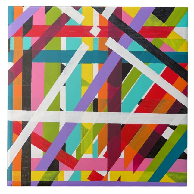 Strapped 6 x 6 Ceramic Tile (Front)