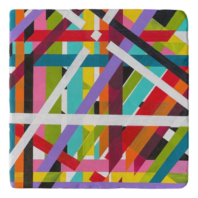 Strapped Marble Trivet (Front)