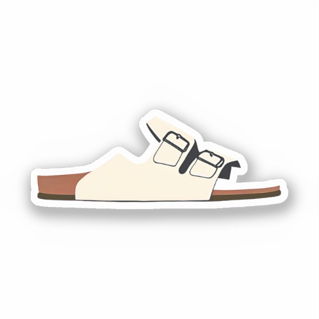 Strapped Sandal Sticker (Front)