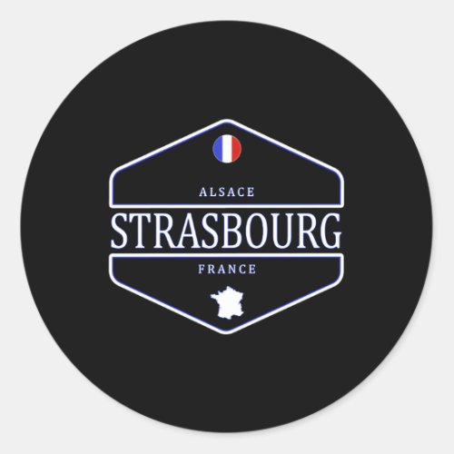 Strasbourg Alsace France Strasbourg Alsace France Classic Round Sticker