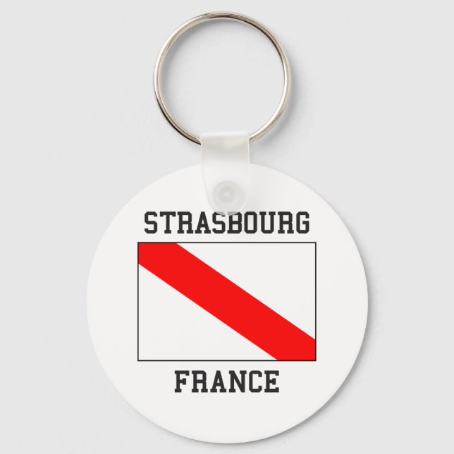 Strasbourg France Keychain (Front)