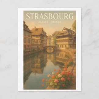 Strasbourg — France romance city Postcard