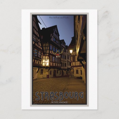 Strasbourg _ Petite France Early Morning Postcard