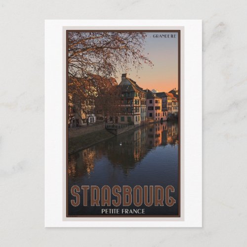 Strasbourg _ Petite France Sunrise Postcard