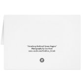 Strasburg Railroad Steam Engine Cards (Back Horizontal)