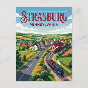Strasburg USA Postcard