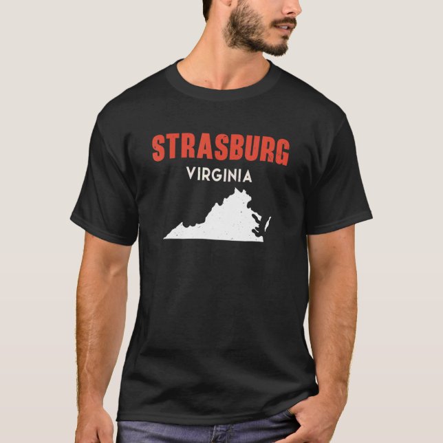 Strasburg Virginia USA State America Travel Virgin T-Shirt (Front)