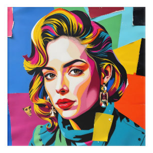“Strasha” - Gloss Pop Collage Dream Acrylic Print