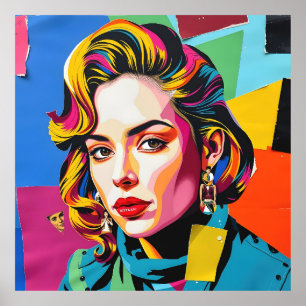 “Strasha” - Gloss Pop Collage Dream Poster