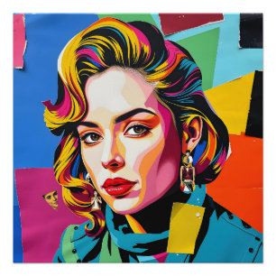 “Strasha” - Gloss Pop Collage Dream Poster