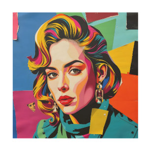 “Strasha” - Gloss Pop Collage Dream Wood Wall Art